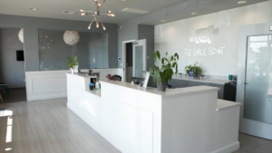 The front desk at The Smile Spot, dental office in Round Rock
