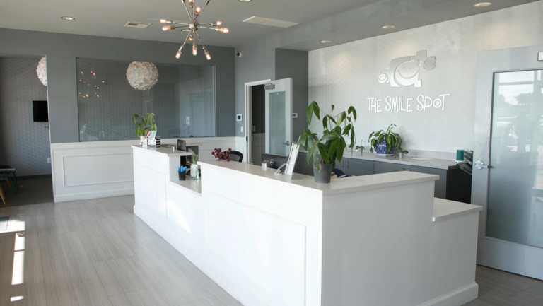 The front desk at The Smile Spot, dental office in Round Rock